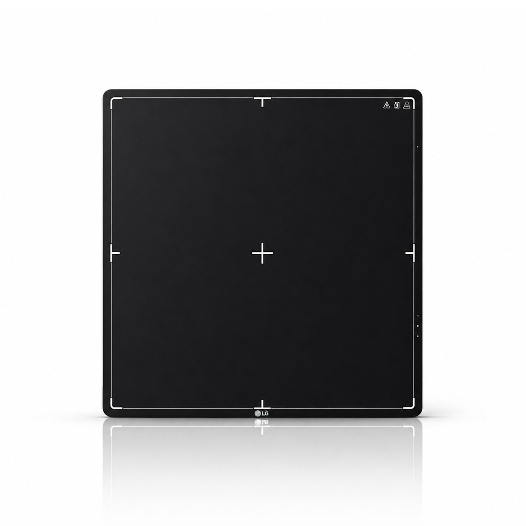 Flat Panel LG Black 17” × 17”